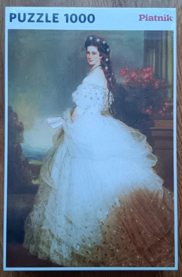 Image of the puzzle 1000, Piatnik, Empress Elisabeth of Austria, by Franz Xaver Winterhalter, Factory Sealed, Picture of the box