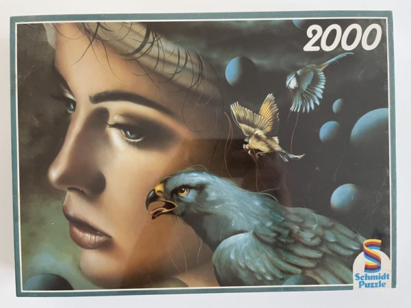 Image of the puzzle 2000, Schmidt, Loneliness, Luc Genot, Factory Sealed, Picture of the box