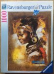 Image of the puzzle 1000, Ravensburger, African Beauty, Joadoor, Factory Sealed, Picture of the box