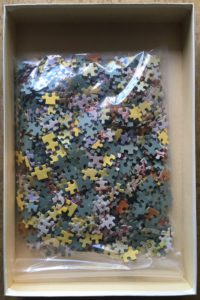 Image of the puzzle 1000, F.X. Schmid, Sarah Kay's, Complete, Picture of the bag