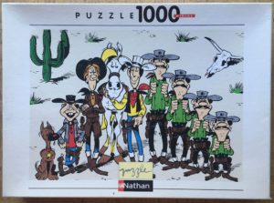 Image of the puzzle 1000, Nathan, Lucky Luke & Co, Complete, Picture of the box