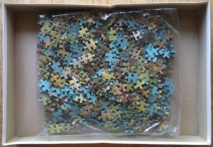 Image of the puzzle 1000, Hestair, Springtime, by Arthur Elsley, Sealed Bag, Picture of the bag