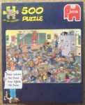 Image of the puzzle 500, Jumbo, Find that Mouse, by Jan van Haasteren, Complete, Picture of the box