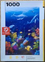 Image of the puzzle 1000, Druon, Couleurs Marines, by the Bonnec Brothers, Complete, Picture of the box