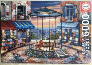 Image of the puzzle 6000, Educa, Evening Prelude, by John O'Brien, Factory Sealed, Picture of the box