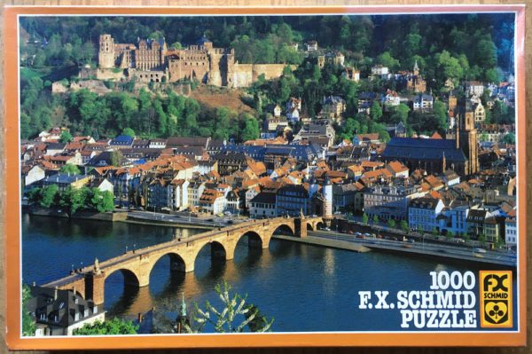 Image of the puzzle 1000, F.X. Schmid, Heidelberg, by Tony Stone, Complete, Picture of the box