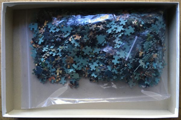 Image of the puzzle 1000, F.X. Schmid, Heidelberg, by Tony Stone, Complete, Picture of the bag
