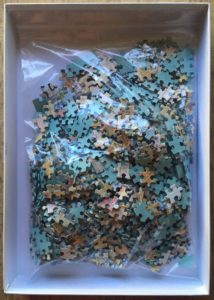 Image of the puzzle 1000, Nathan, Reconciled, by Mélanie Boone, Complete, Picture of the bag