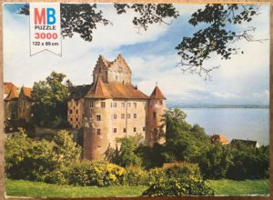 Image of the puzzle 3000, MB, Meersburg Castle, Germany, Complete, Picture of the box
