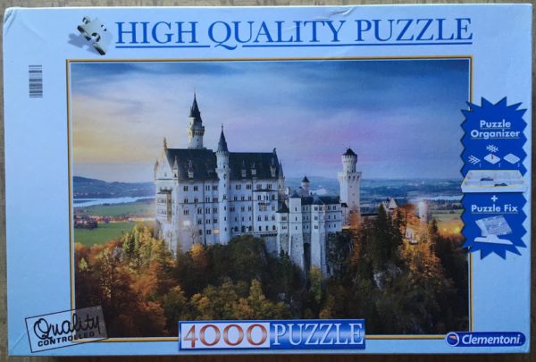 Image of the puzzle 4000, Clementoni, Neuschwanstein, Sealed Bag, Picture of the box