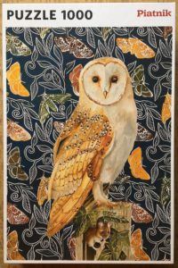 Image of the puzzle 1000, Piatnik, Owl, Celia Lewis, Complete, Picture of the box