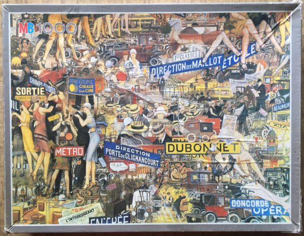 Image of the puzzle 1000, MB, Paris, by Alexandre Roubtzoff, Complete, Picture of the box