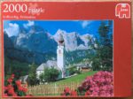 Image of the puzzle 2000, Jumbo, Kolfuschg, Dolomites, Sealed Bag, Picture of the box