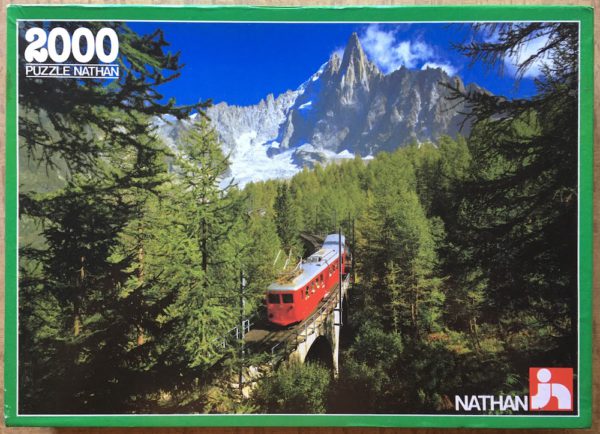 Image of the puzzle 2000, Nathan, Mont Blanc - Druspits, by Manfred Mehlig, Sealed Bag, Picture of the box