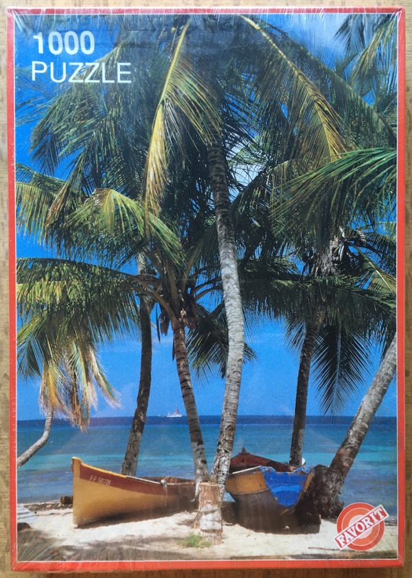 Image of the puzzle 1000, PTZ, Martinique, French Antilles, Factory Sealed, Picture of the box