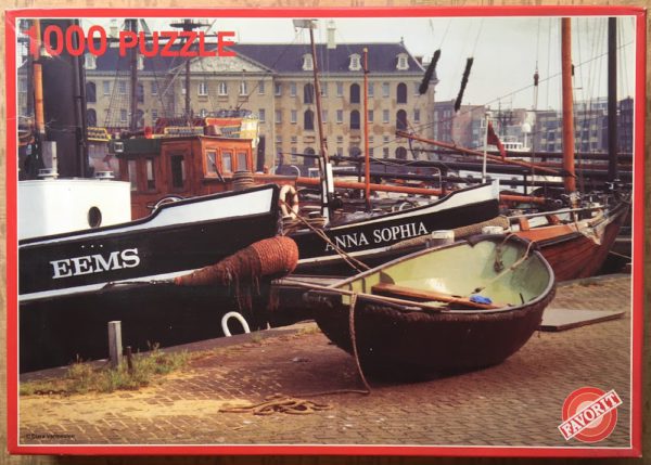 Image of the puzzle 1000, PTZ, Harbor, Holland, Complete, Picture of the box