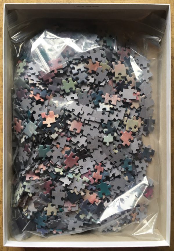 Image of the puzzle 1000, Rebo, Ballerina, Claudia McKinney, Complete, Picture of the bag