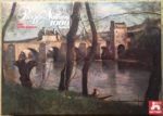 Image of the puzzle 1000, Nathan, The Bridge at Mantes, by Jean-Baptiste-Camille Corot, Complete, Picture of the box