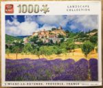 Image of the puzzle 1000, King, Simiane-la-Rotonde, Provence, France, Complete, Picture of the box