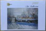 Image of the puzzle 2000, Grafika, The Magpie, by Claude Monet, Factory Sealed, Picture of the box