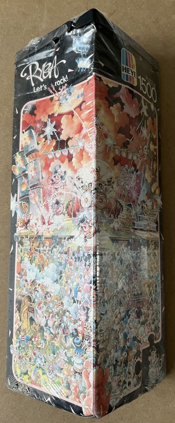Image of the puzzle 1500, Heye, Let's Rock, Michael Ryba, Factory Sealed, Picture of the box