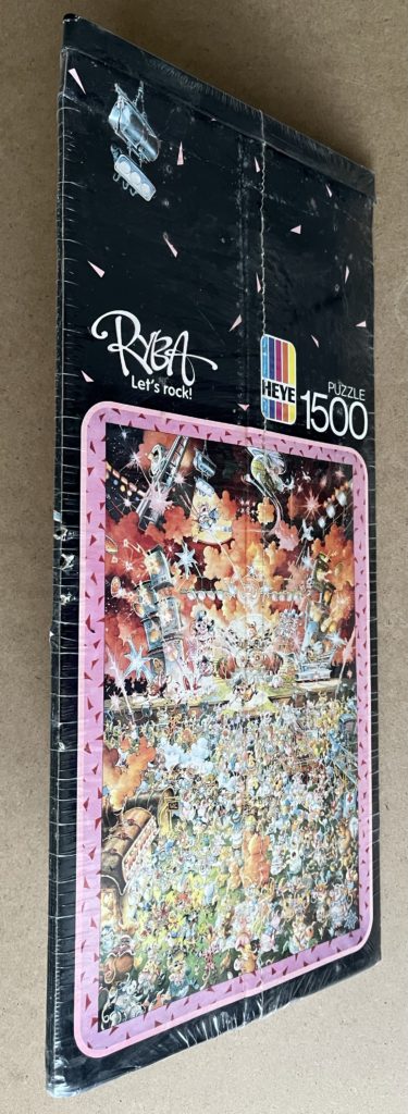 Image of the puzzle 1500, Heye, Let's Rock, Michael Ryba, Factory Sealed, Picture of the box