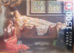 Image of the puzzle 1500, Educa, Sleeping Beauty, John Collier, Factory Sealed, Picture of the box