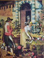 Image of the puzzle 1000, MB, Fruit and Flower Market, by Sebastiaen Vrancx, Complete, Picture of the puzzle