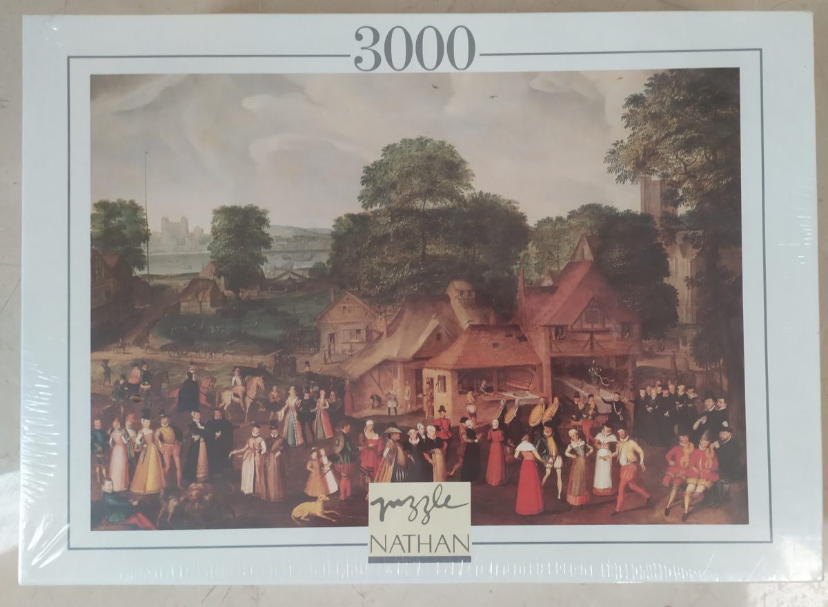 3000, Nathan, Wedding Reception in Bermondsey, by Joris Hoefnagel, Factory Sealed, Listed by Barebrain Image of the puzzle 3000, Nathan, Wedding Reception in Bermondsey, by Joris Hoefnagel, Factory Sealed, Picture of the Box