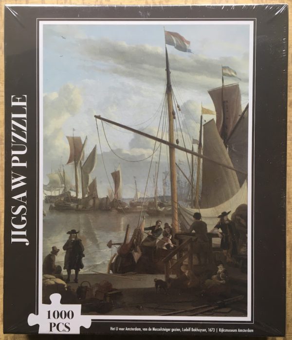 Image of the puzzle 1000, Avec, The IJ at Amsterdam, seen from the Mosselsteiger, Factory Sealed, Picture of the box