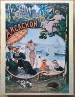 Image of the puzzle 1000, MB, Arcachon, by Hermann Delpech, Complete, Picture of the box
