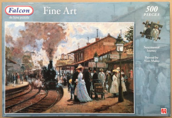 Image of the puzzle 500, Jumbo, Sentimental Journey, by Alan Maley, Sealed Bag, Picture of the box
