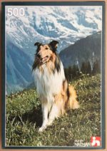 Image of the puzzle 500, Nathan, Collie, Complete, Picture of the box