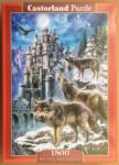 Image of the puzzle 1500, Castorland, Wolves and Castle, Factory Sealed, Picture of the box