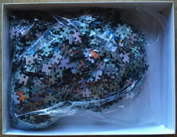 Image of the puzzle 1500, MB, Morning Mist, Muench, Complete, Picture of the bag