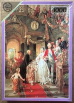 Image of the puzzle 1000, Falcon, The Wedding Party, by Carl Herpfer, Complete, Picture of the box