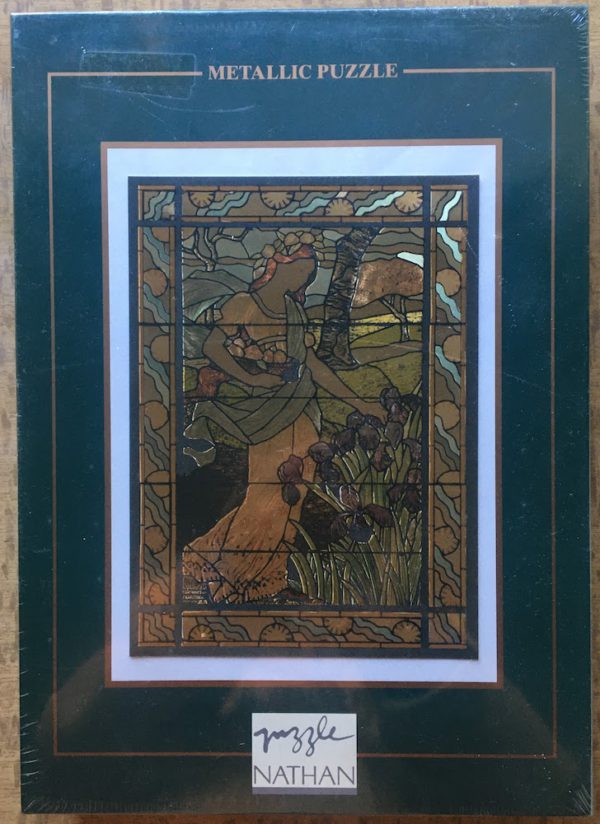 Image of the puzzle 1000, Nathan, The Spring, Eugène Grasset, Factory Sealed, Picture of the box