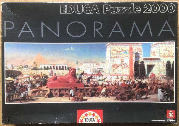 Image of the puzzle 2000, Educa, Israel in Egypt, by Edward Poynter, Sealed Bag, Picture of the box