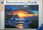 Image of the puzzle 5000, Ravensburger, Daybreak, by Christian Riese Lassen, Factory Sealed, Picture of the box