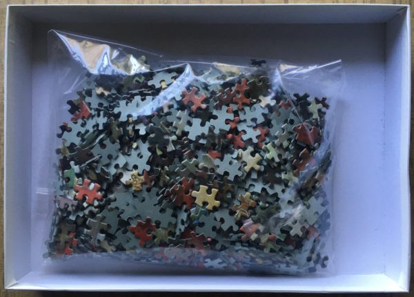 Image of the puzzle 1000, Nathan, The Cat and the Vase, by Lesley Anne Ivory, Complete, Picture of the bag