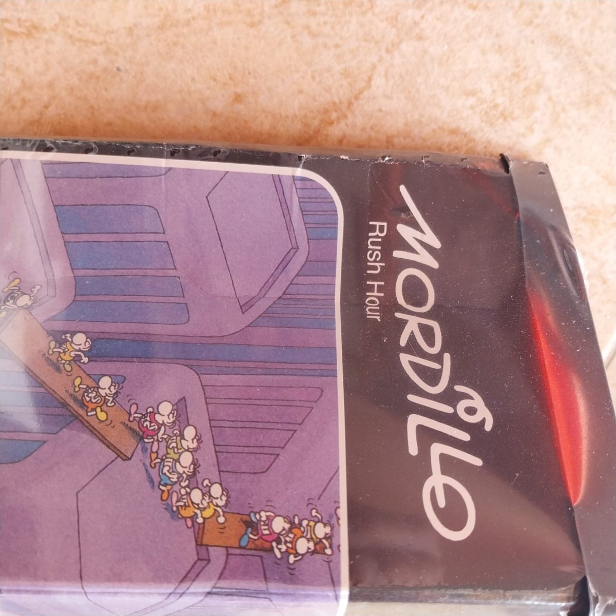 Image of the puzzle 1000, Heye, Rush Hour, Guillermo Mordillo, Factory Sealed, Detail of the box