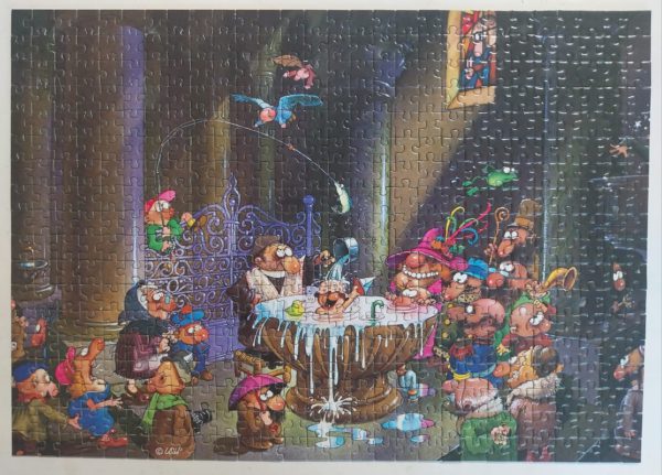 Image of the puzzle 500, Heye, Ciao Bambino, by Jean-Jacques Loup, Complete, Picture of the puzzle