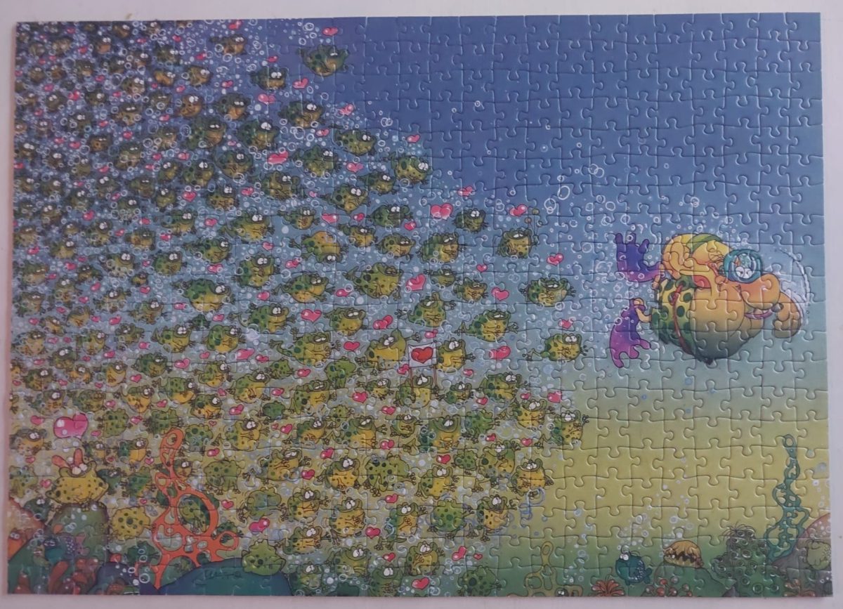 Image of the puzzle 500, Heye, Love Parade, by Matt, Complete, Picture of the puzzle