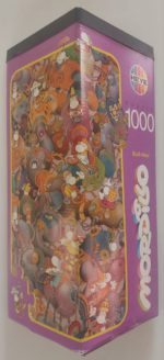 Image of the puzzle 1000, Heye, Rush Hour, by Guillermo Mordillo, Sealed Bag, Picture of the box