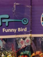 Image of the puzzle 750, Heye, Funny Bird, by Matt, Sealed Bag, Detail of the box