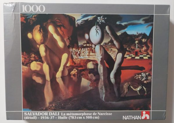 Image of the puzzle 1000, Nathan, Narcissus’ Metamorphosis, Sealed Bag, Picture of the box