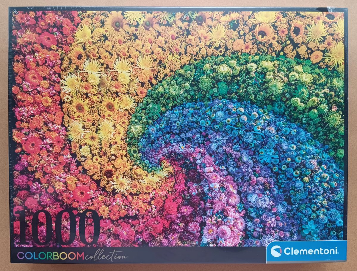 Image of the puzzle 1000, Clementoni, Whirl, Factory Sealed, Picture of the box