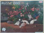 Image of the puzzle 1000, Tactic, From the Garden: Flowers and Birds, by Ferdinand von Wright, Factory Sealed, Picture of the box