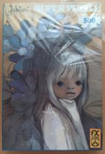 Image of the puzzle 500, F.X. Schmid, Girl with Flower Garland in Hair, by Jaklien, Factory Sealed, Picture of the box