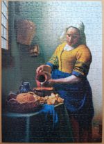Image of the puzzle 500, Jumbo, The Kitchen Maid, by Johannes Vermeer, Complete, Picture of the puzzle